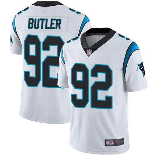 Carolina Panthers Limited White Youth Vernon Butler Road Jersey NFL Football #92 Vapor Untouchable